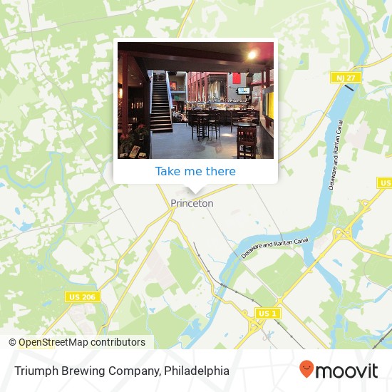 Triumph Brewing Company map