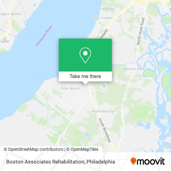 Boston Associates Rehabilitation map