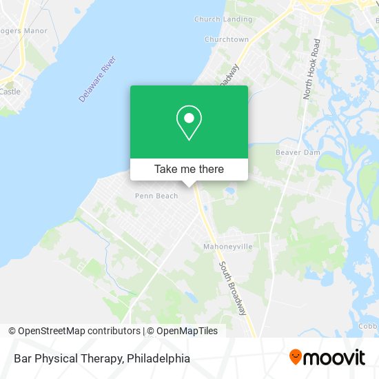 Mapa de Bar Physical Therapy