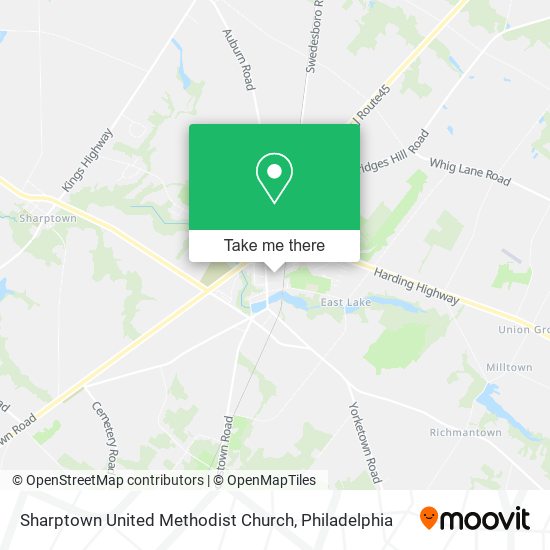 Mapa de Sharptown United Methodist Church