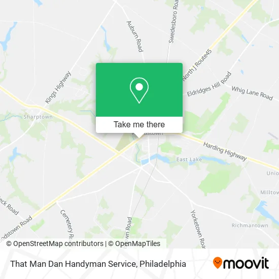 That Man Dan Handyman Service map