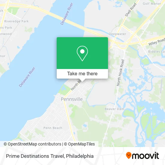 Prime Destinations Travel map