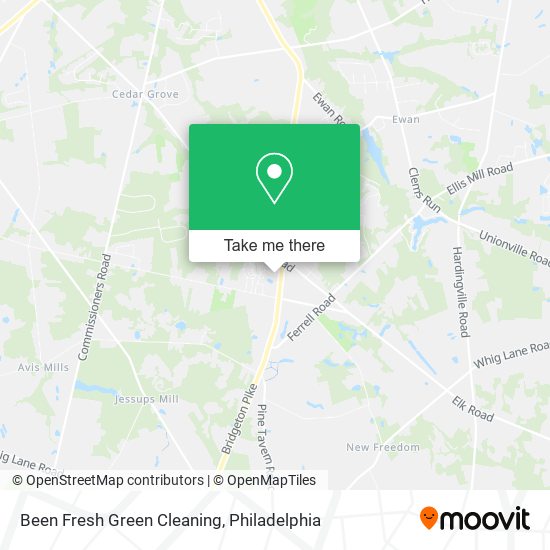 Been Fresh Green Cleaning map