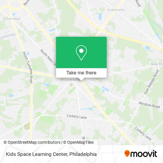 Kids Space Learning Center map