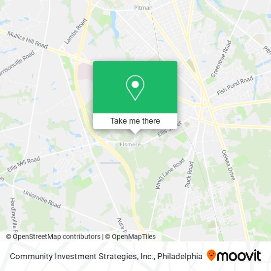 Community Investment Strategies, Inc. map