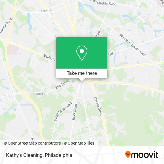 Kathy's Cleaning map