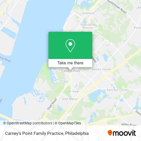 Carney's Point Family Practice map