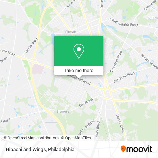 Hibachi and Wings map