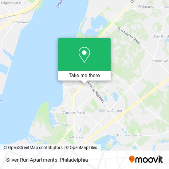 Silver Run Apartments map