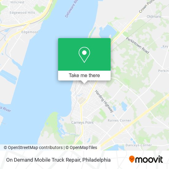 On Demand Mobile Truck Repair map
