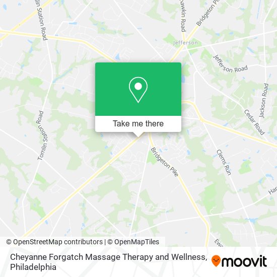 Cheyanne Forgatch Massage Therapy and Wellness map
