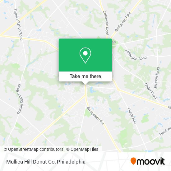Mapa de Mullica Hill Donut Co