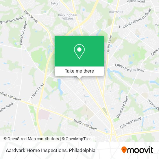 Aardvark Home Inspections map