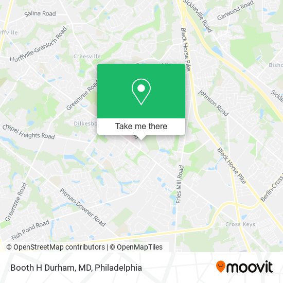 Mapa de Booth H Durham, MD