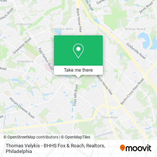 Thomas Velykis - BHHS Fox & Roach, Realtors map