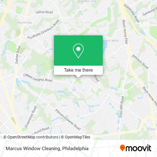 Marcus Window Cleaning map