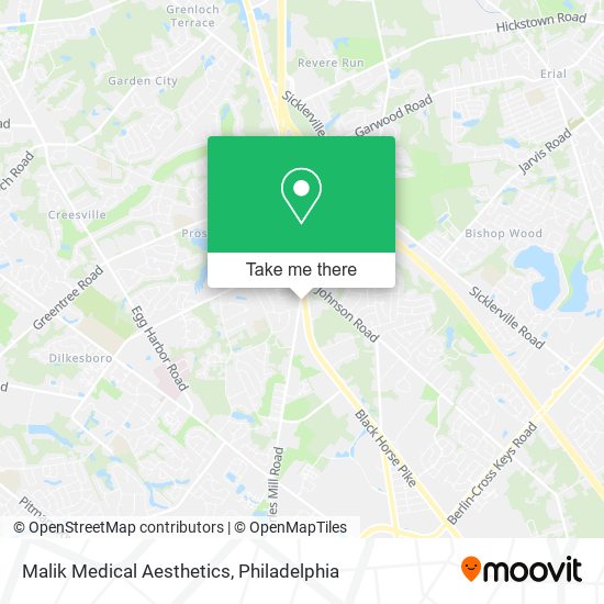 Malik Medical Aesthetics map