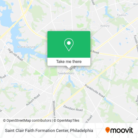 Saint Clair Faith Formation Center map
