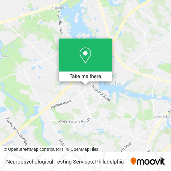 Neuropsychological Testing Services map