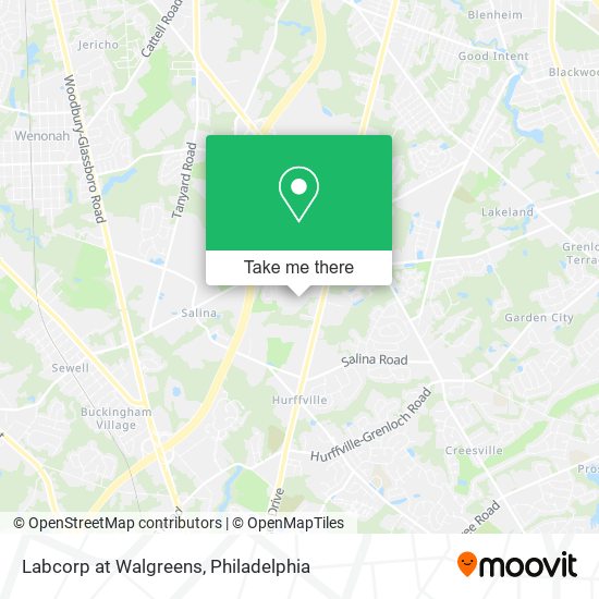 Mapa de Labcorp at Walgreens