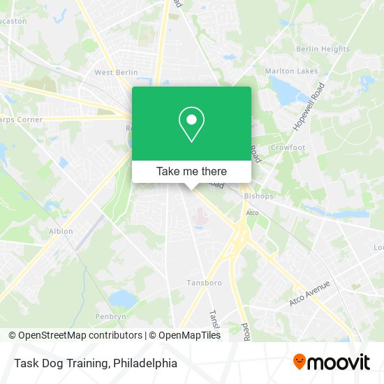 Task Dog Training map