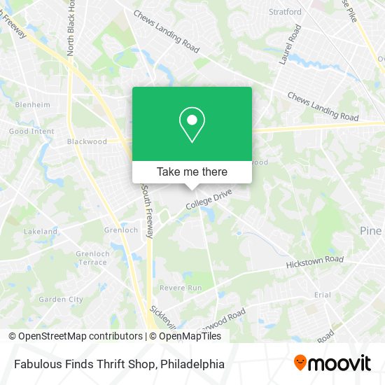 Mapa de Fabulous Finds Thrift Shop