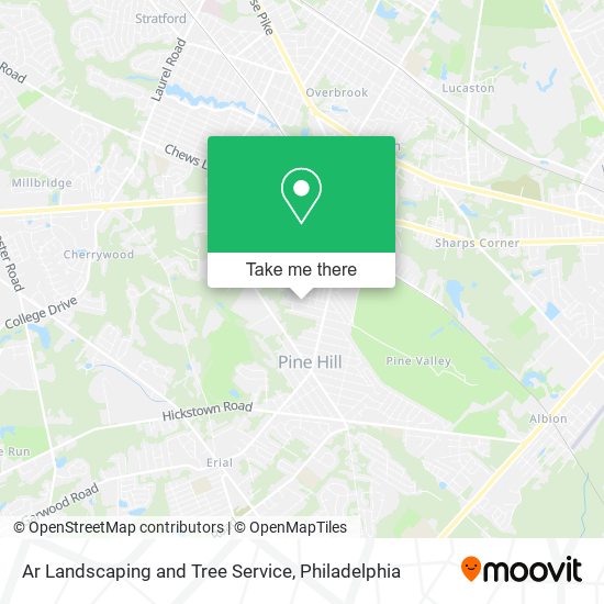 Ar Landscaping and Tree Service map