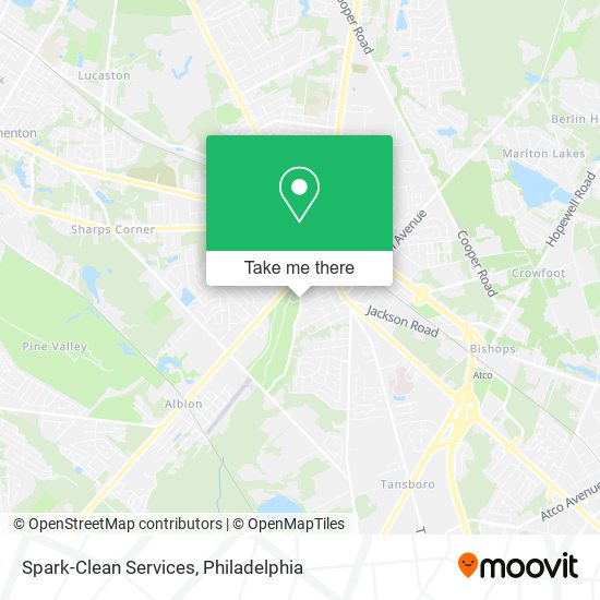 Mapa de Spark-Clean Services