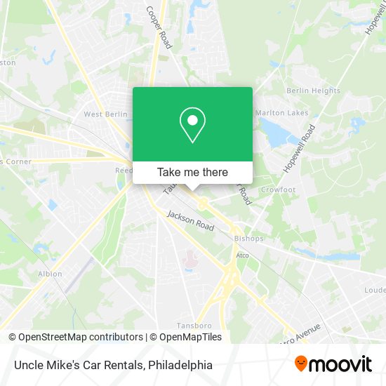Uncle Mike's Car Rentals map