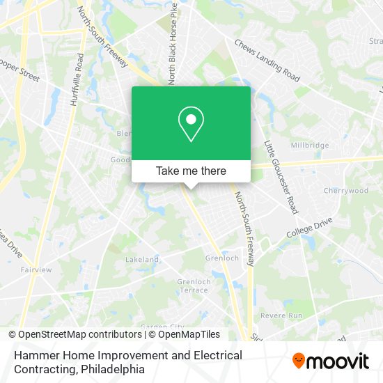 Hammer Home Improvement and Electrical Contracting map