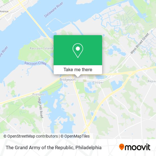 The Grand Army of the Republic map