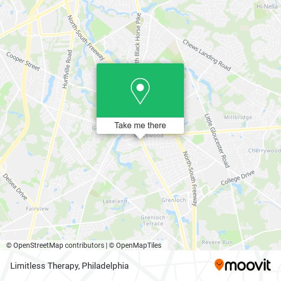 Limitless Therapy map