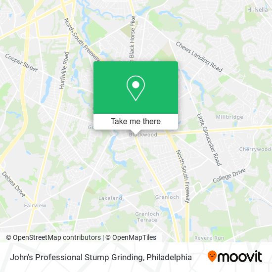 John's Professional Stump Grinding map