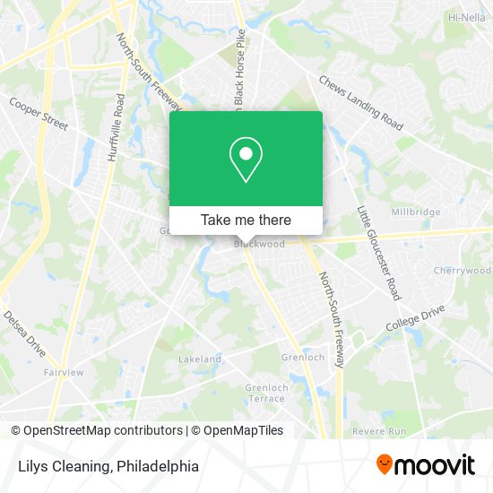 Lilys Cleaning map