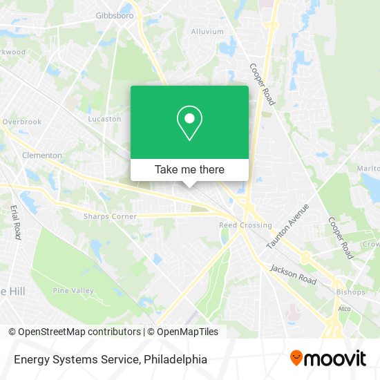 Energy Systems Service map