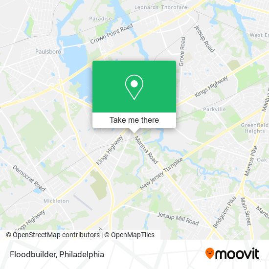 Floodbuilder map