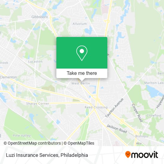 Luzi Insurance Services map