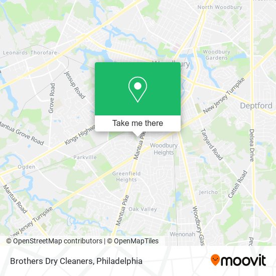 Brothers Dry Cleaners map