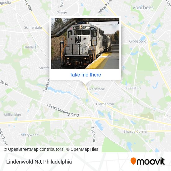 Mapa de Lindenwold NJ