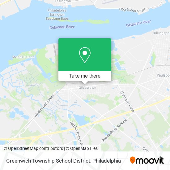 Mapa de Greenwich Township School District