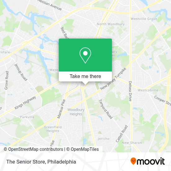 The Senior Store map