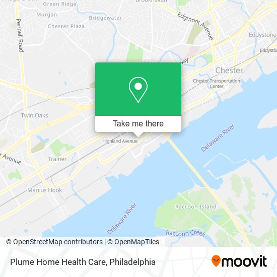 Plume Home Health Care map