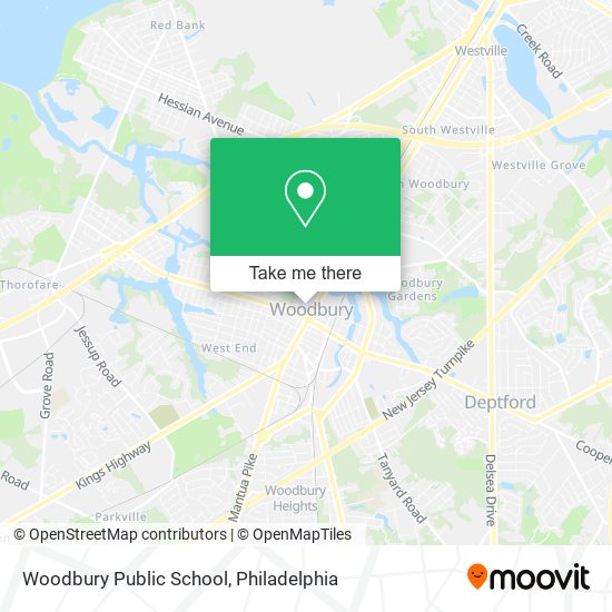 Woodbury Public School map