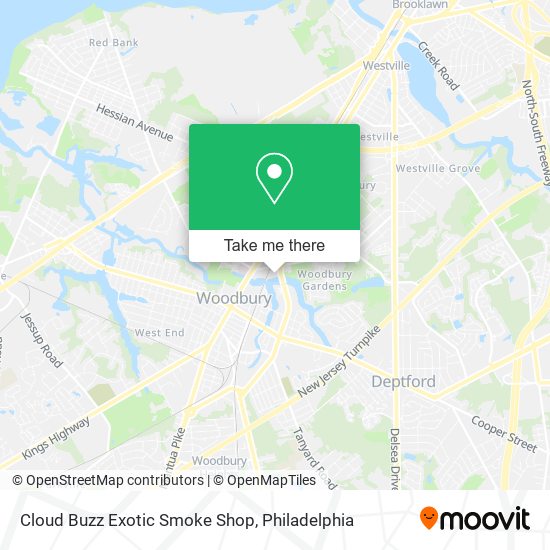 Mapa de Cloud Buzz Exotic Smoke Shop