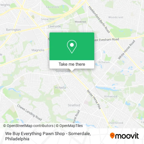 We Buy Everything Pawn Shop - Somerdale map