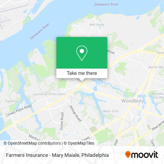 Mapa de Farmers Insurance - Mary Maiale