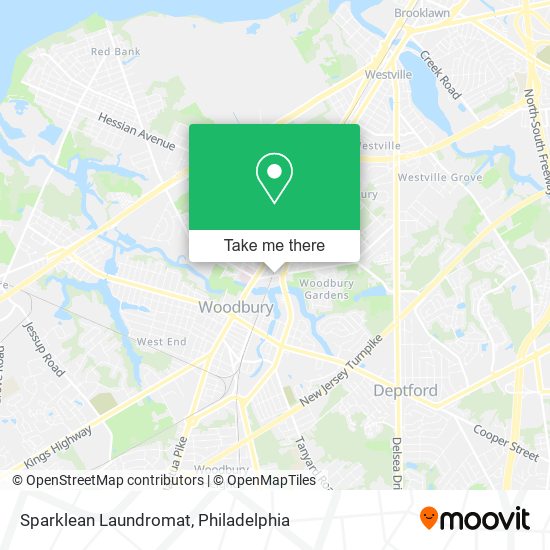Sparklean Laundromat map