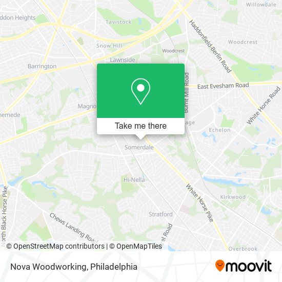 Nova Woodworking map