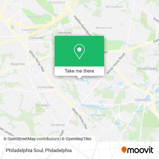 Philadelphia Soul map