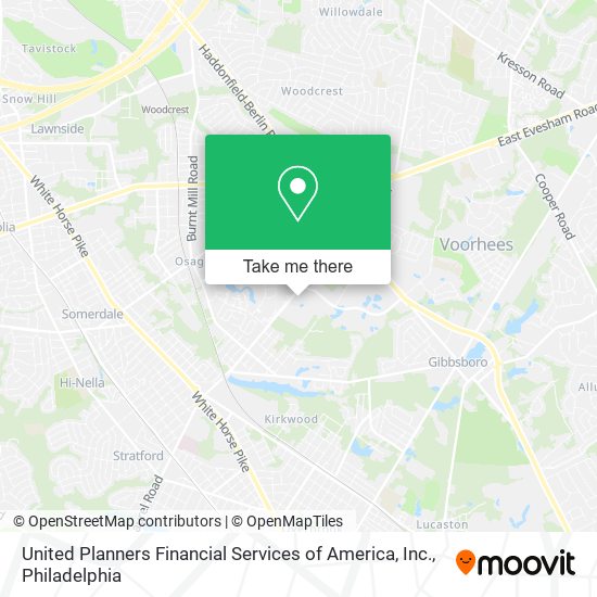 United Planners Financial Services of America, Inc. map